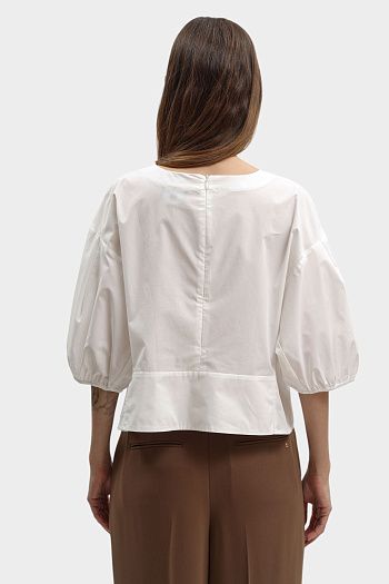 Блузка из хлопка Emporio Armani