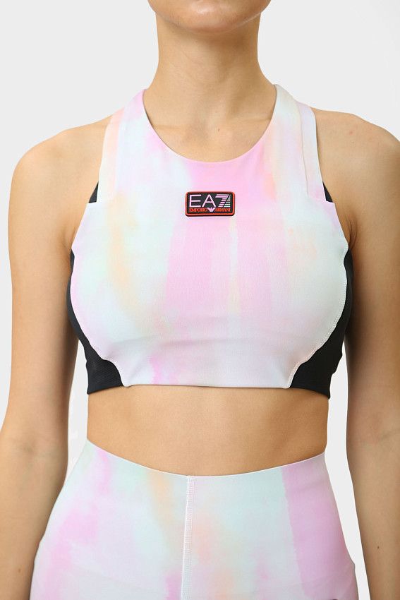 Топ спортивный EA7 Мультиколор