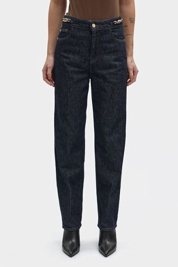 Джинсы прямые синие Emporio Armani