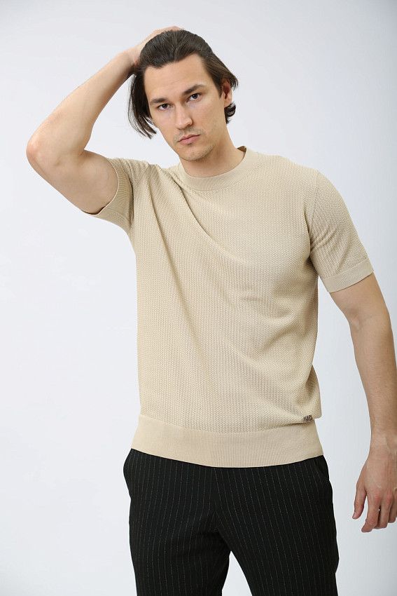 Футболка трикотажная Karl Lagerfeld Бежевый