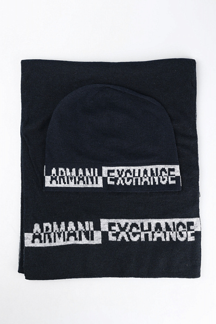 Набор (шапка+шарф) Armani Exchange