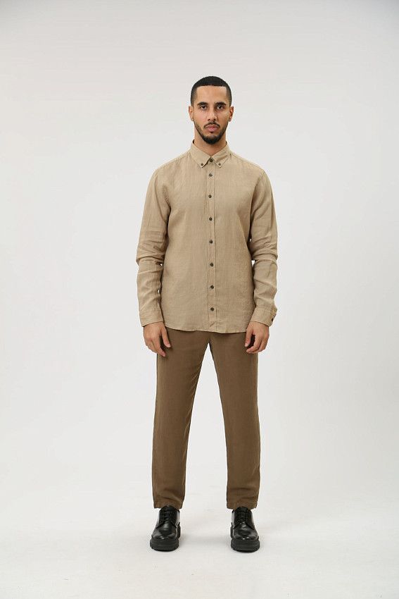 Сорочка д/р Strellson Бежевый