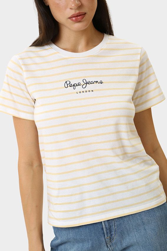 Футболка Pepe Jeans Бежевый