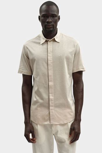 Рубашка из хлопка Emporio Armani