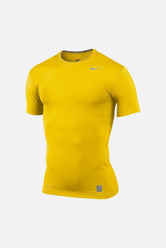 Футболка компрессионная Nike Желтый