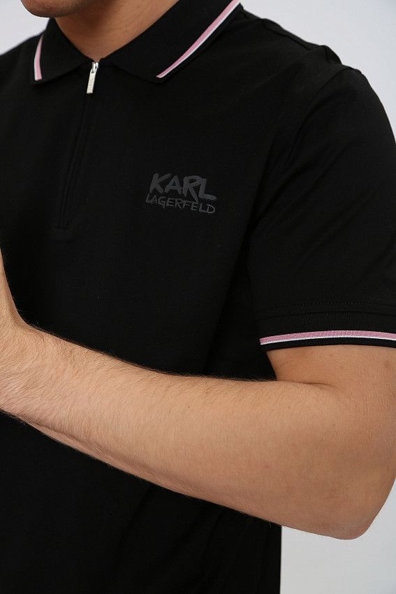 Поло Karl Lagerfeld Белый