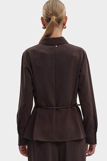 Рубашка хлопковая белая Armani Exchange