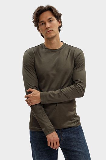 Футболка из лиоцелла Emporio Armani