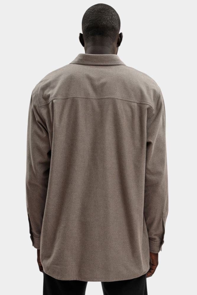 EM001604_ TE16011 Рубашка с длинным рукавом Emporio Armani Коричневый