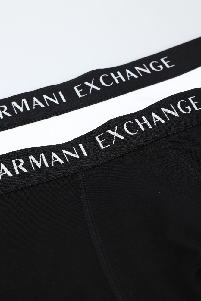957027_CC282 Трусы 2 шт Armani Exchange Черный