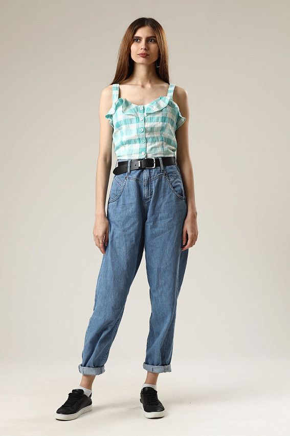 Топ Pepe Jeans Бирюзовый