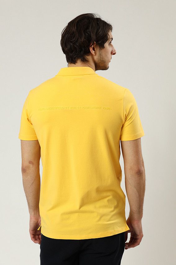 Поло Karl Lagerfeld Желтый