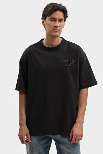 Футболка из хлопка Calvin Klein Jeans