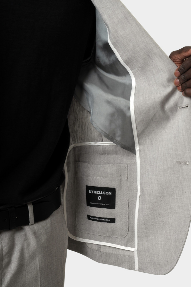 30046008_10019404 Пиджак классический Strellson Серый