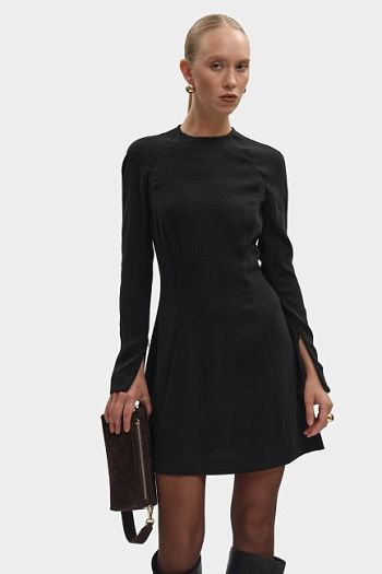Платье облегающее черное Armani Exchange