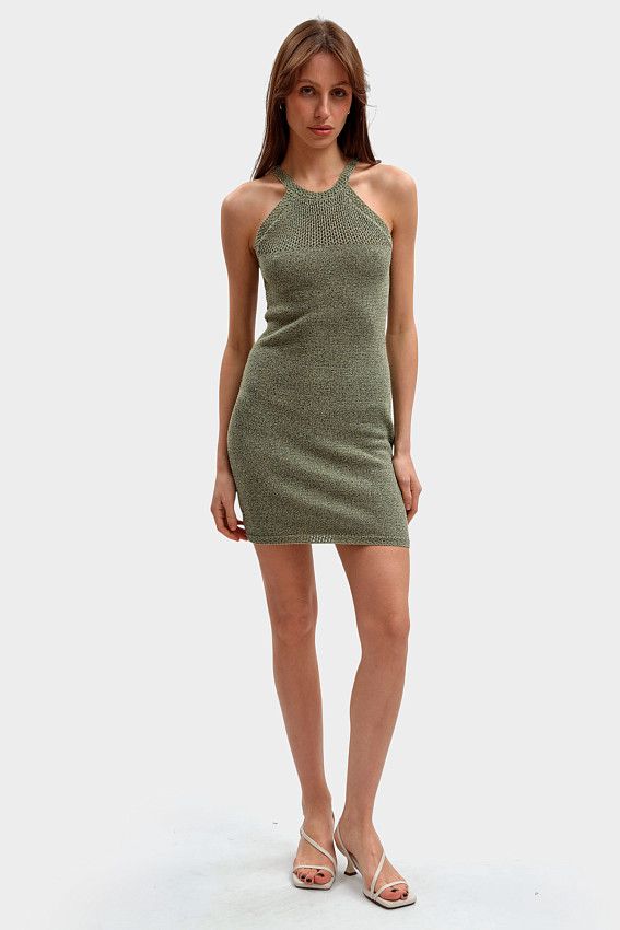 Платье Armani Exchange Зеленый