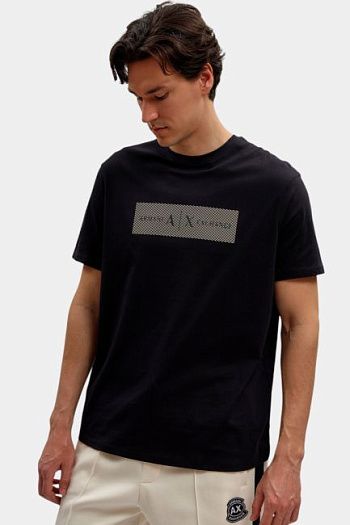 Футболка из хлопка Armani Exchange