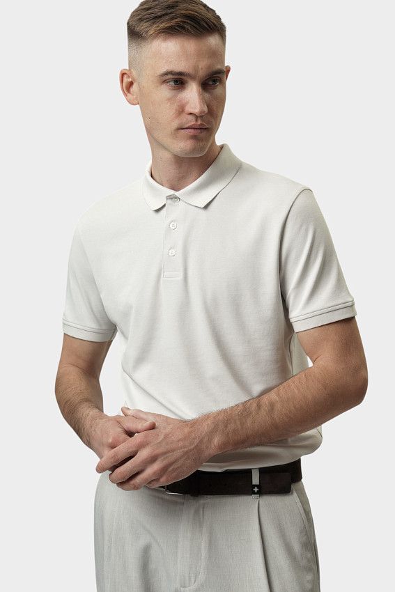 Поло Strellson Белый