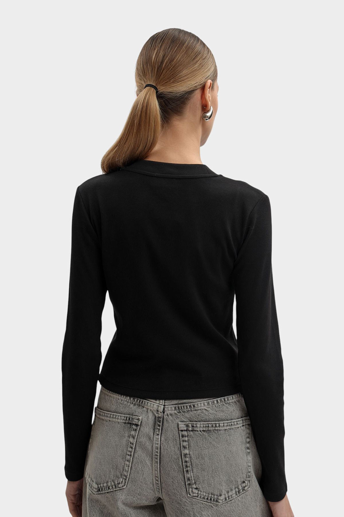 Лонгслив Calvin Klein Jeans Черный