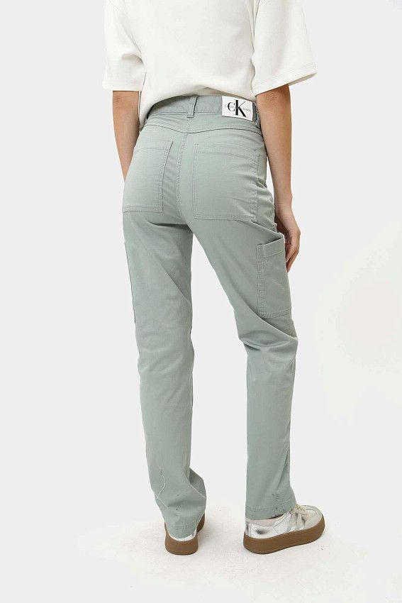 Брюки Calvin Klein Jeans Зеленый