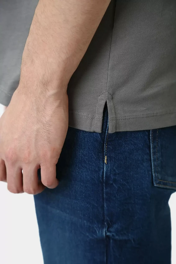 Поло Karl Lagerfeld Серый