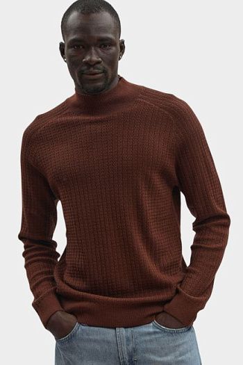 Джемпер шерстяной коричневый Trussardi