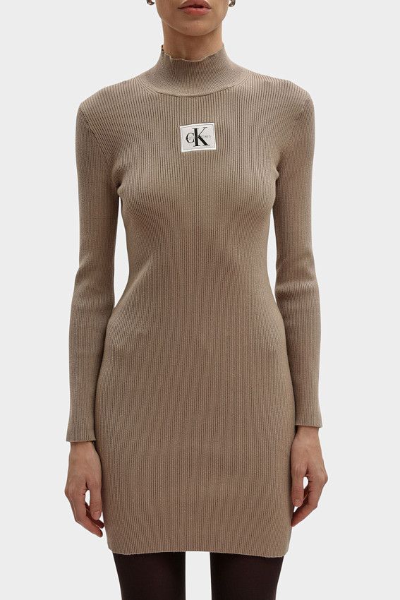 Платье Calvin Klein Jeans Капучино