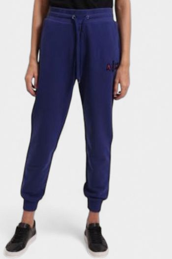 Брюки спортивные хлопковые синие Armani Exchange