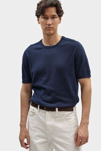 Футболка из хлопка и шелка Trussardi