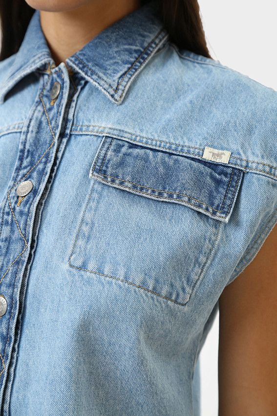 Жилет джинсовый Mustang