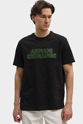 Футболка из хлопка Armani Exchange