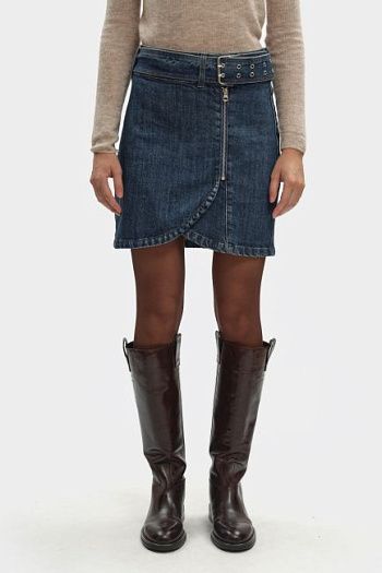 Юбка джинсовая синяя Pepe Jeans