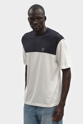 Футболка хлопковая серая Armani Exchange