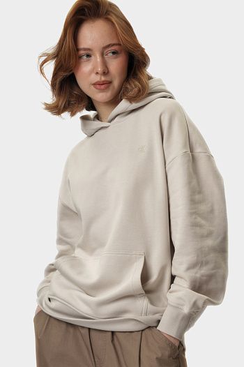Худи хлопковое бежевое  Calvin Klein Jeans