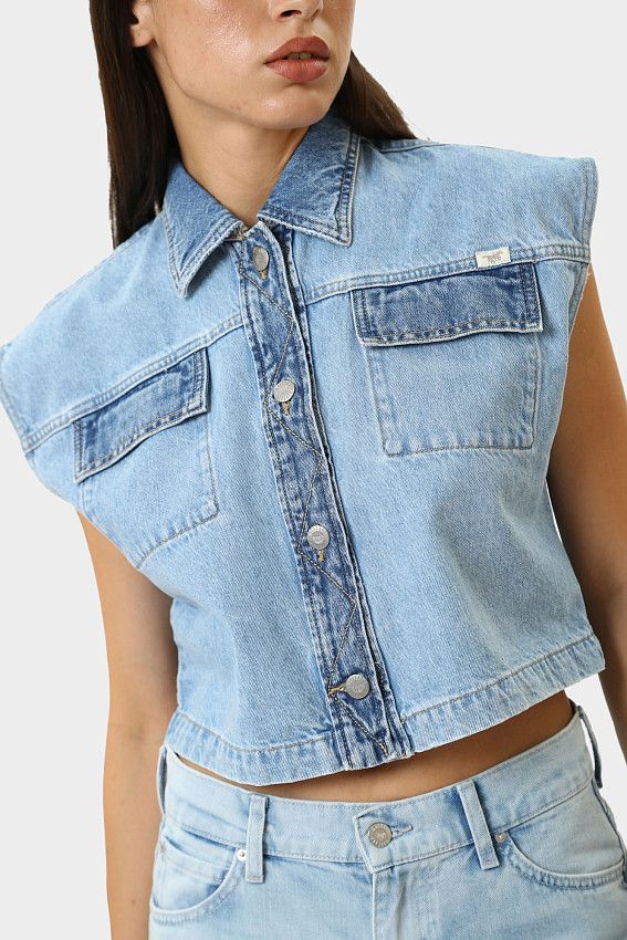 Жилет джинсовый Mustang