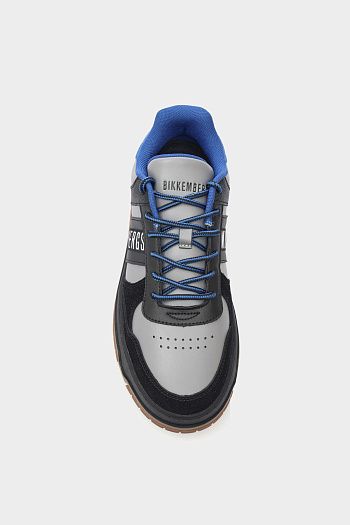 Кроссовки замшевые черные Bikkembergs