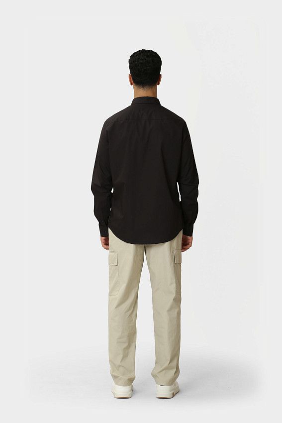 Рубашка с длинным рукавом Armani Exchange Черный