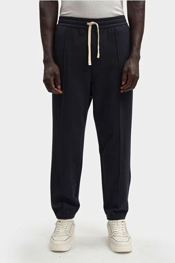 Брюки спортивные хлопковые черные Armani Exchange