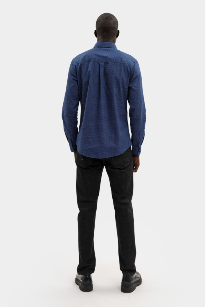 BMS1038 Рубашка Bikkembergs Голубой