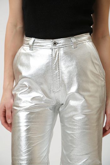 Брюки кожаные Pepe Jeans