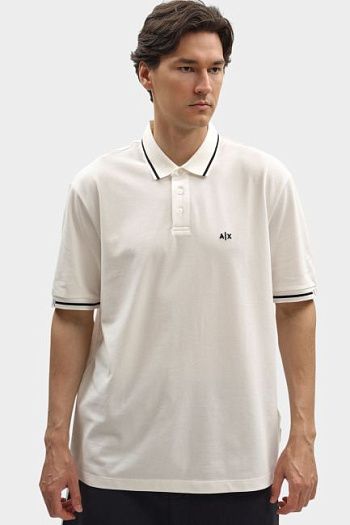 Поло хлопковое Armani Exchange