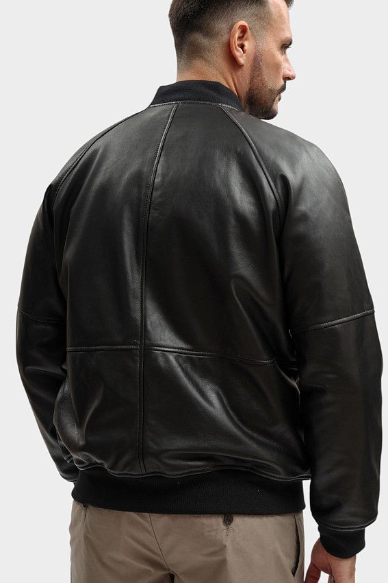 Куртка кожаная Strellson Черный