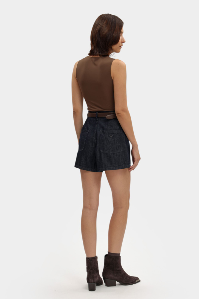 EW001498_AF14968 шорты джинсовые  emporio armani 