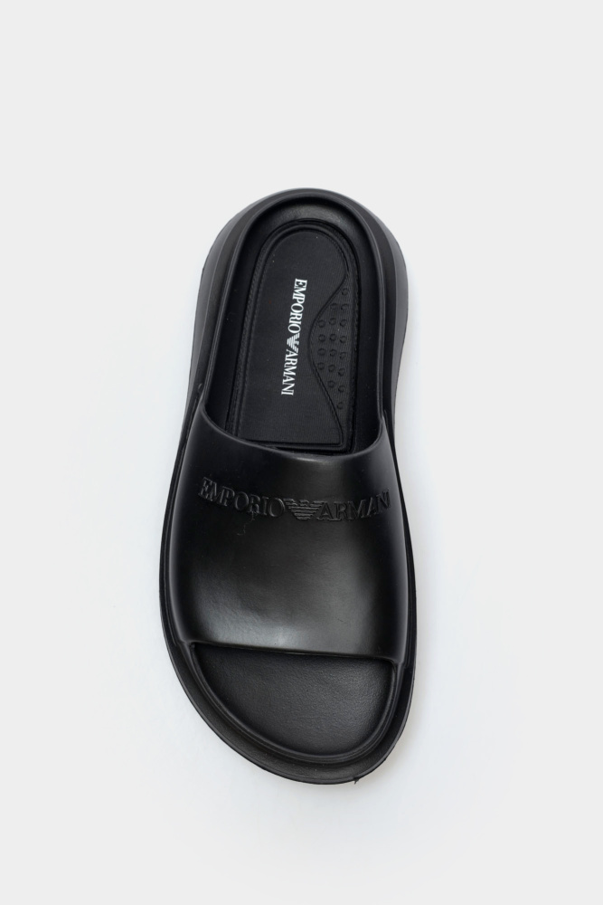 EM005960_AF26000 Шлепки Emporio Armani Черный