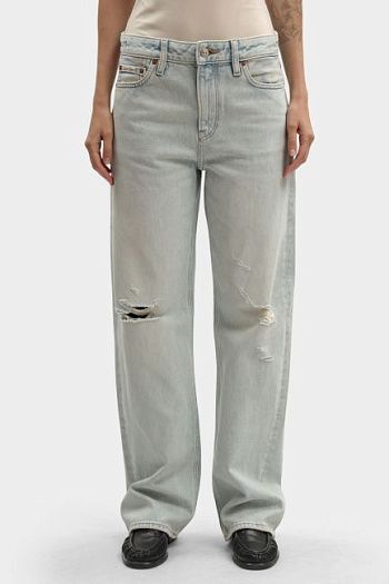 Джинсы прямые голубые Calvin Klein Jeans