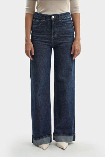 Джинсы прямые синие Emporio Armani