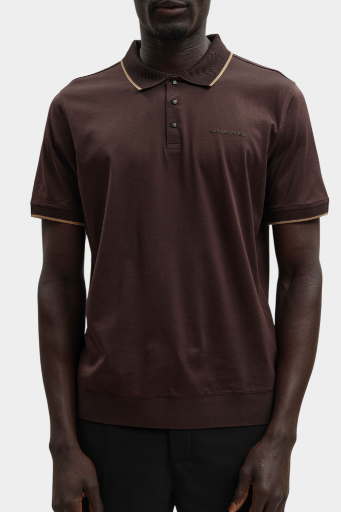 561200_745080 Поло Karl Lagerfeld Коричневый