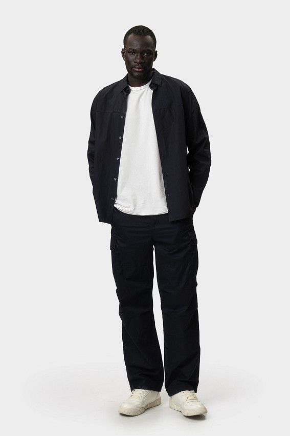 Рубашка с длинным рукавом Armani Exchange Синий