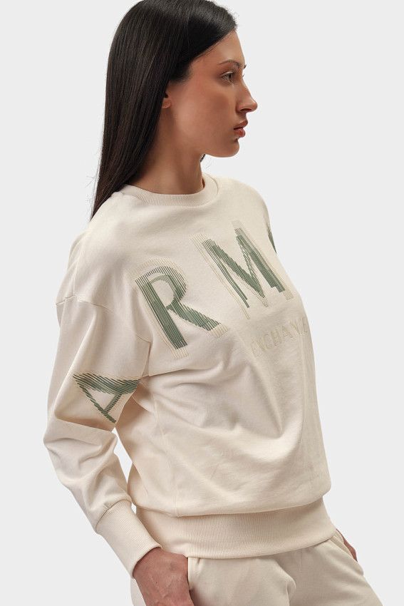 Свитшот Armani Exchange Молочный