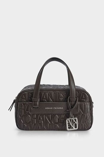 Сумка тоут коричневая Armani Exchange